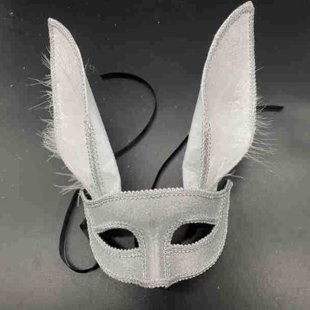 ERMINE Half-face Venetian Plastic Face Cover Easter Personality ...