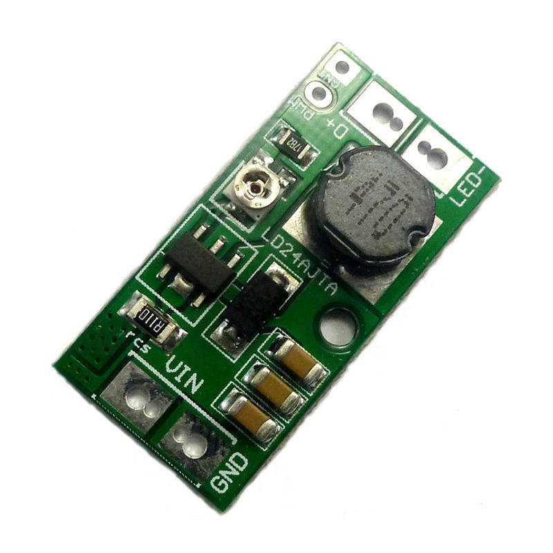 PWM Controlled DC-DC Step-Down 20W Adjustable LED Driver DC 9V 12V 18V 24V Constant Current Converter Module LD24AJTA.
