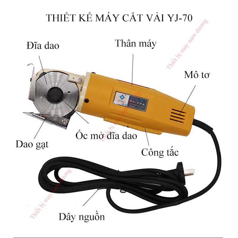 Máy cắt vải cầm tay mini LEJIANG YJ -70
