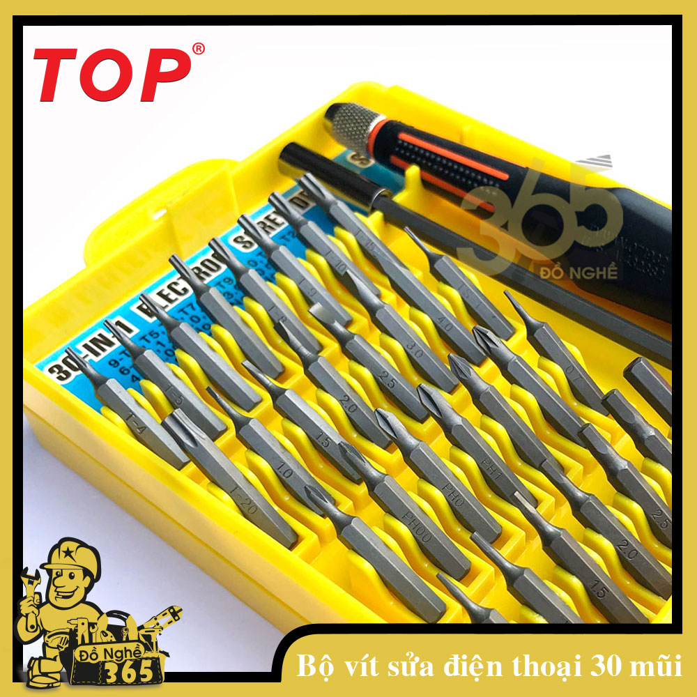 Bộ tua vít sửa Điện Thoại 30 mũi TOP