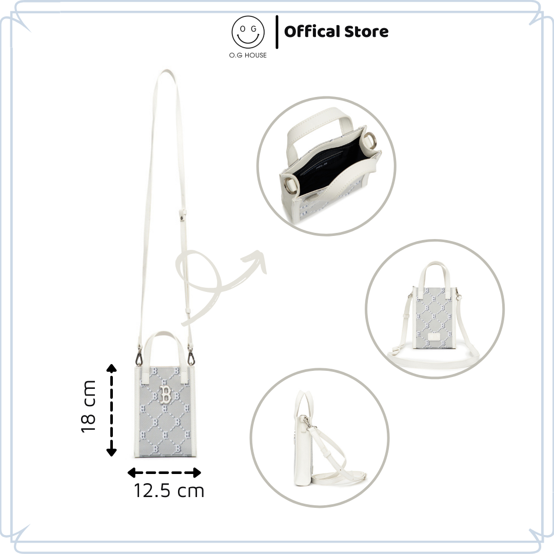 Túi MLB Monogram Jacquard Phone - chính hãng