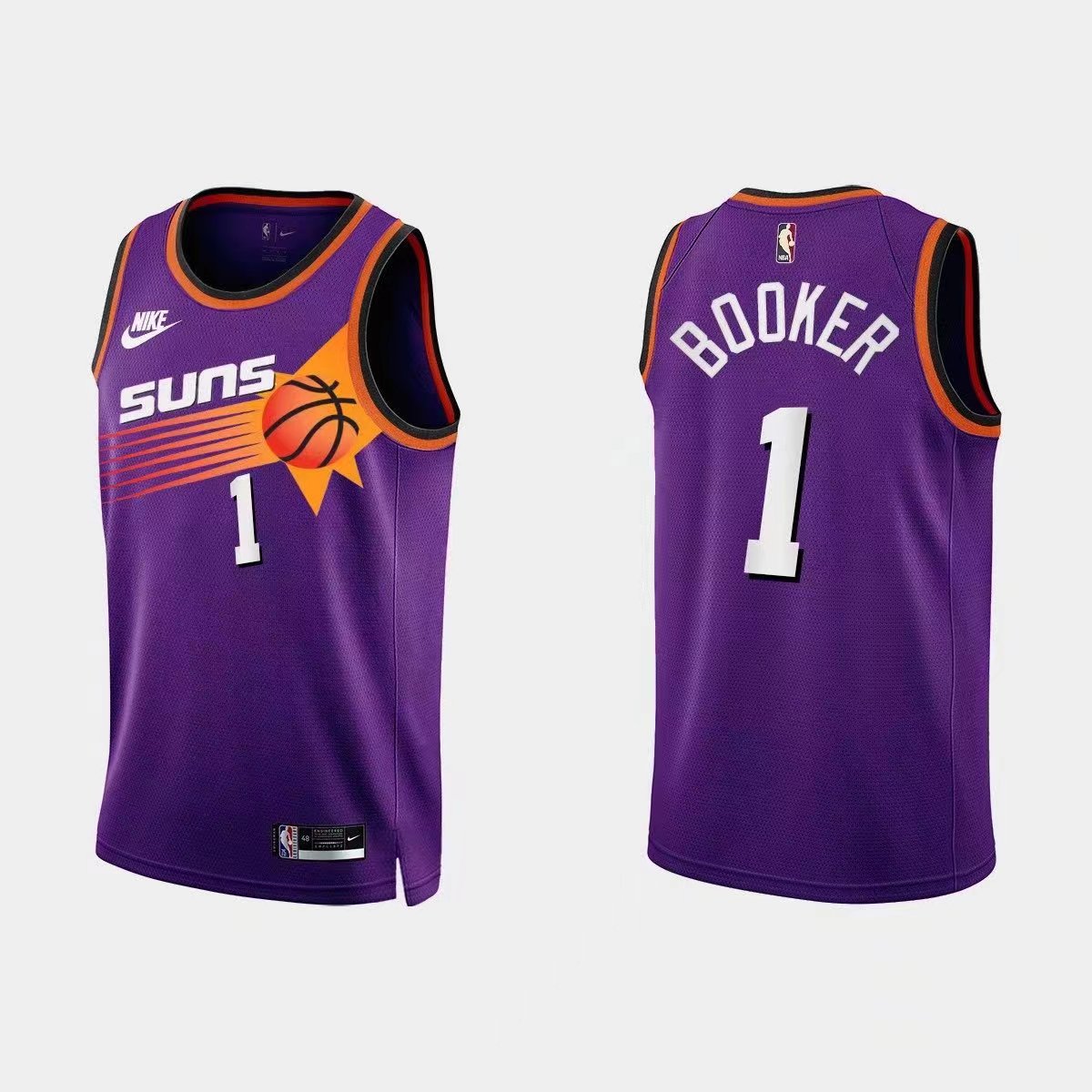 Youth Nike Devin Booker Purple Phoenix Suns Swingman Jersey - Icon Edition  