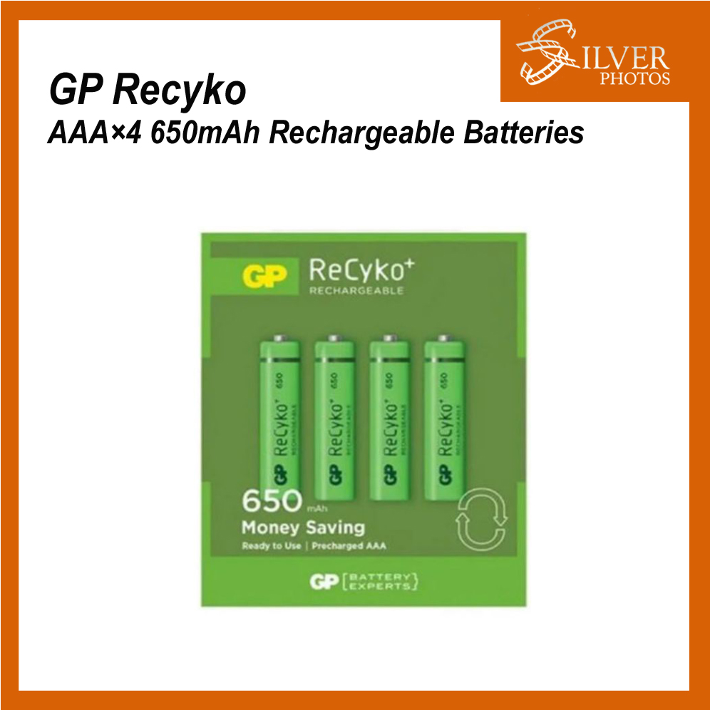 GP ReCyko AAA ×4 650mAh 650 Series Rechargeable Batteries Lazada Singapore