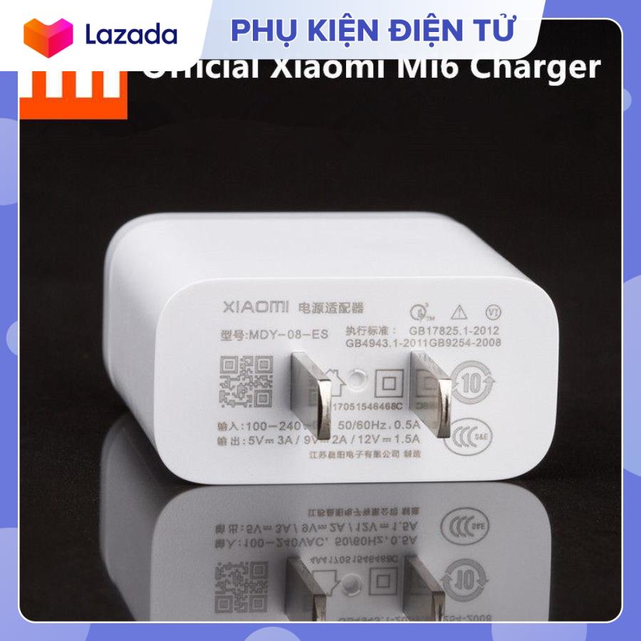 Củ sạc nhanh Quick Charge 3.0 Xiaomi MDY-08-ES_BH 12 Tháng