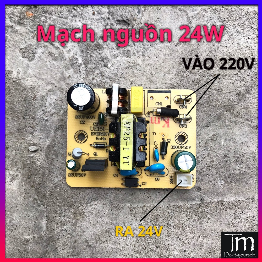 Combo Mạch Phun Sương Siêu Âm 24V 20W