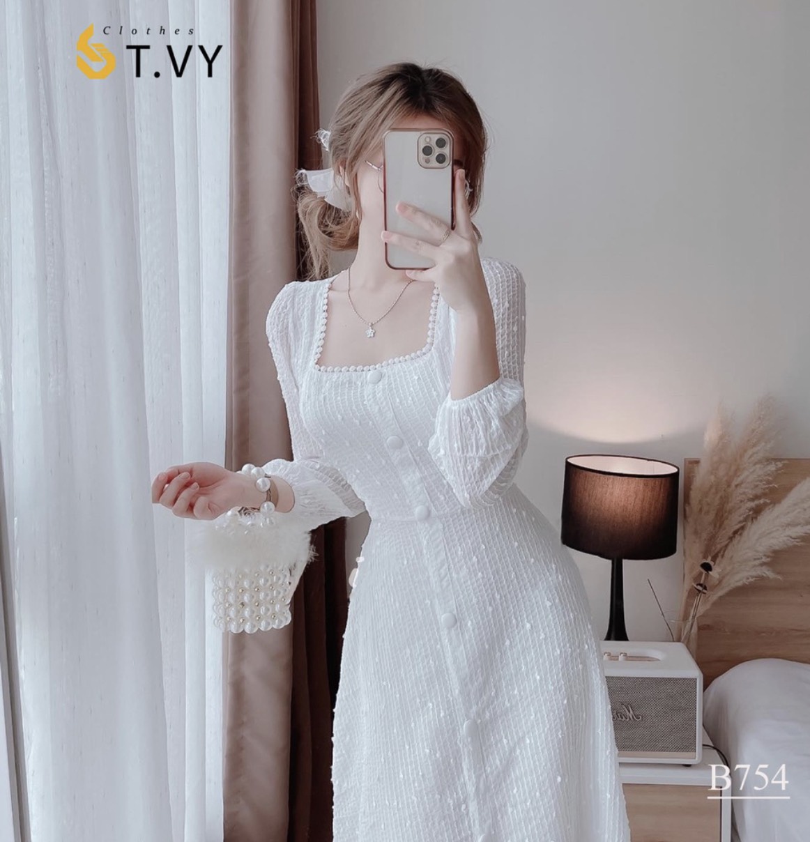 [HCM]ĐẦM SUÔNG PHỐI REN ĐẸP TINH TẾ THANH LỊCH