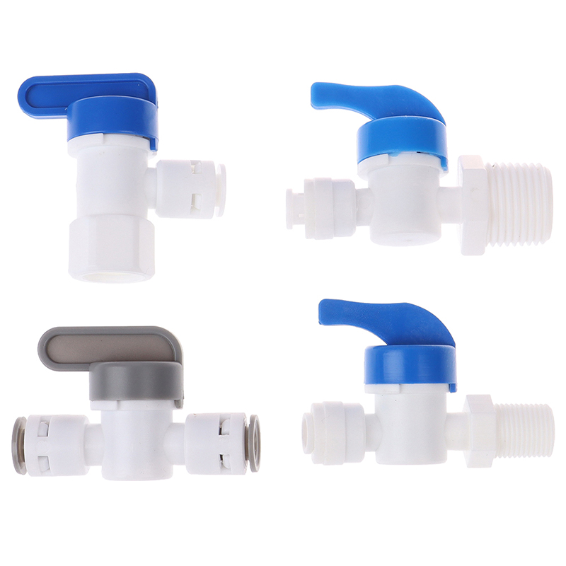 Dinawan 1/4" ball valve inline tap quick connect push fit ro water reverse osmosis