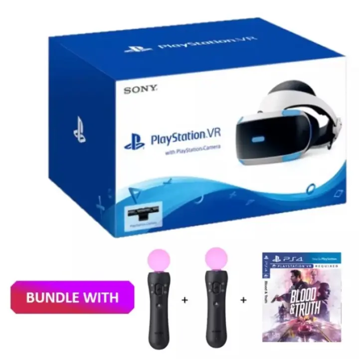 playstation vr headset camera and controller