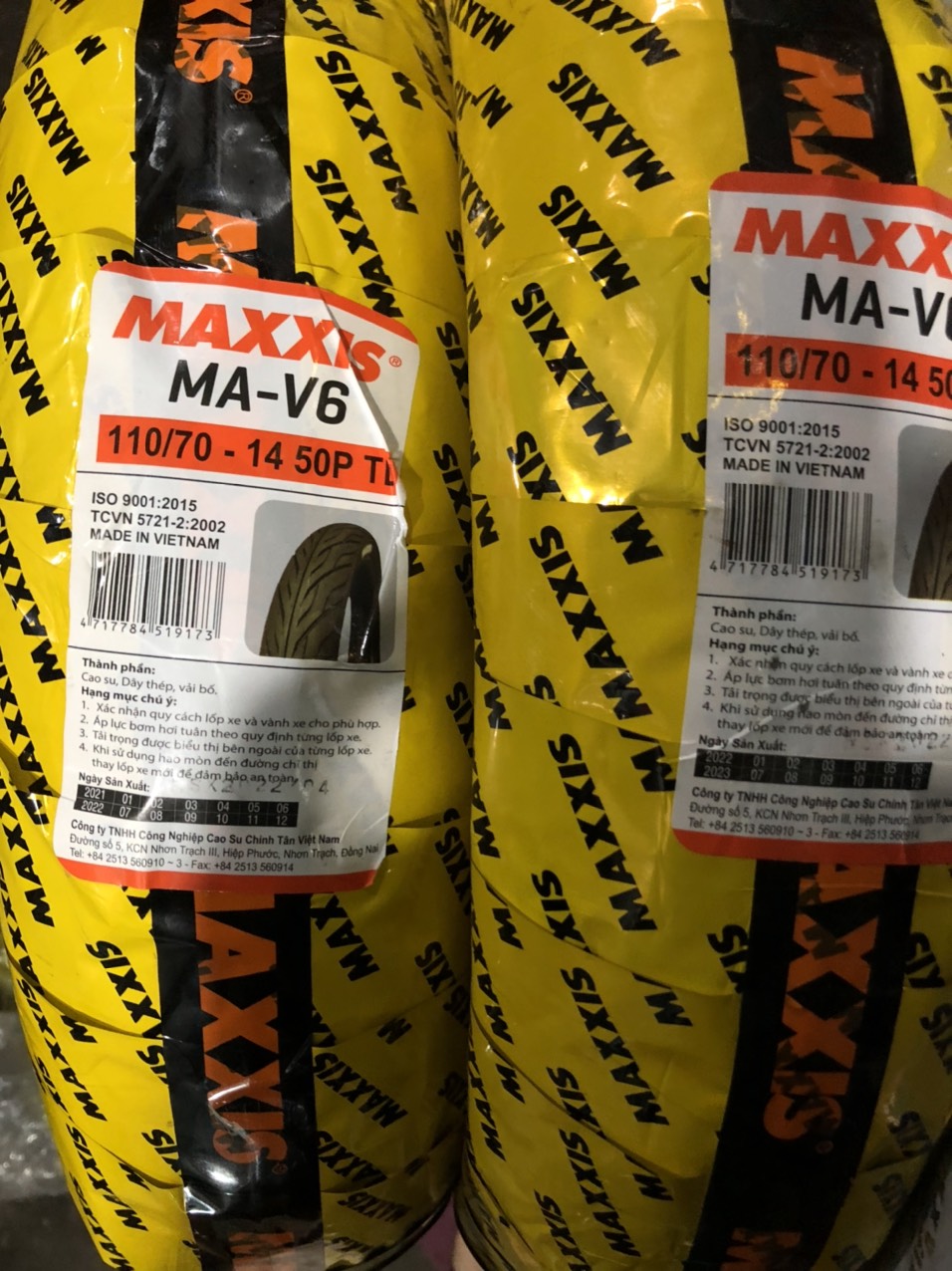 Vỏ maxxis 110/70-14 , vỏ janus, vỏ grand
