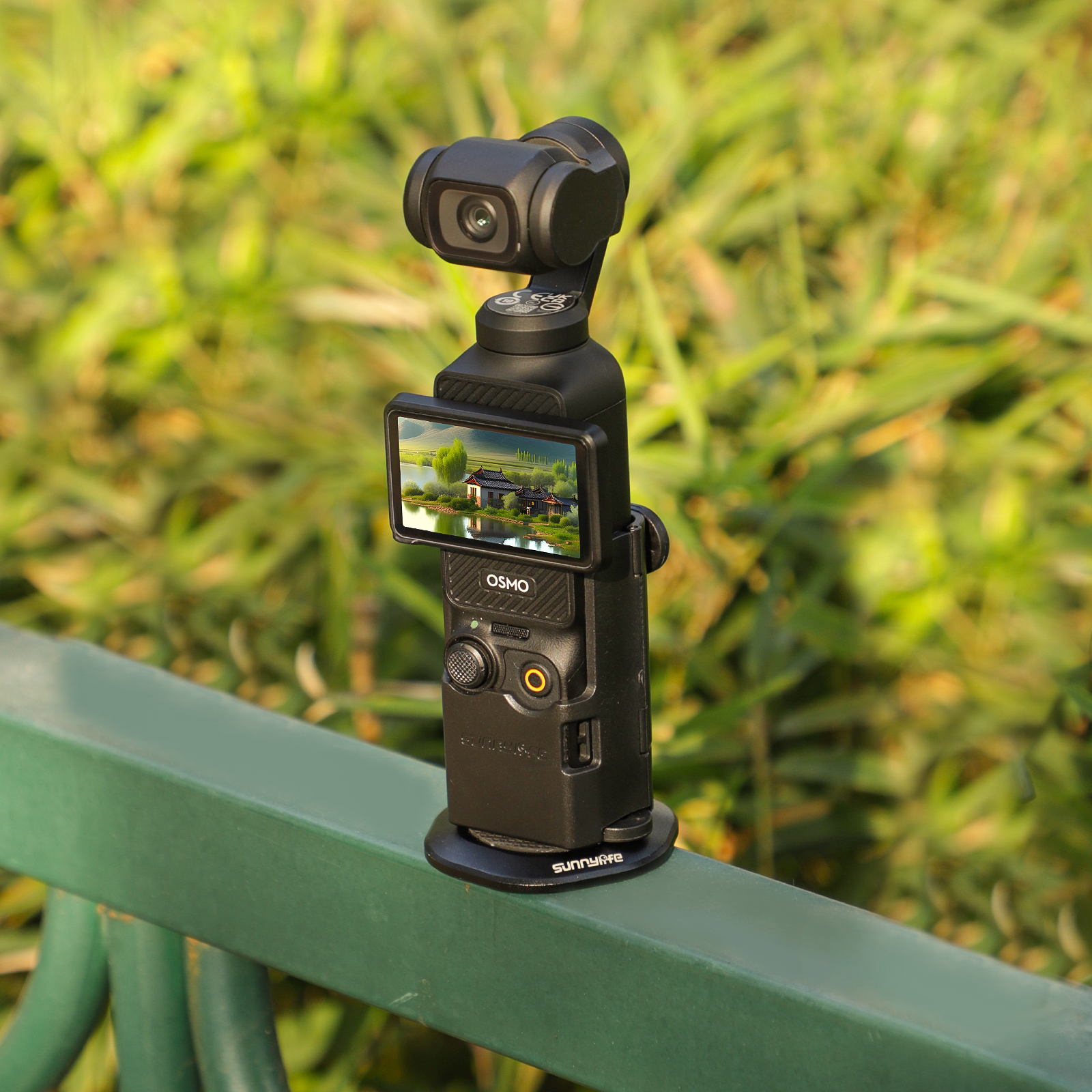 Đối với DJI OSMO Túi 3 adapter có thể gập lại Binaural mở rộng bezel Khung Bộ chuyển đổi phụ kiện