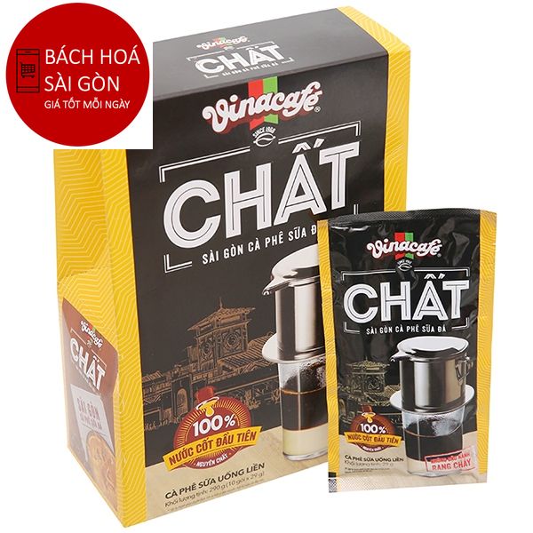 CÀ PHÊ CHẤT VINACAFE HỘP 10GÓI * 29G