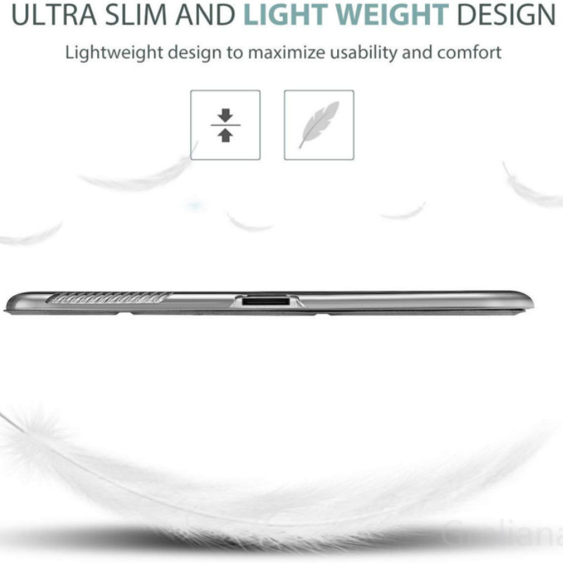 For iPad 4 Case Models A1458 A1459 A1460 Lightweight Slim Shell Cover for iPad 234 5/6/7/8/9 10.2 10.5 Translucent Back Cover. 