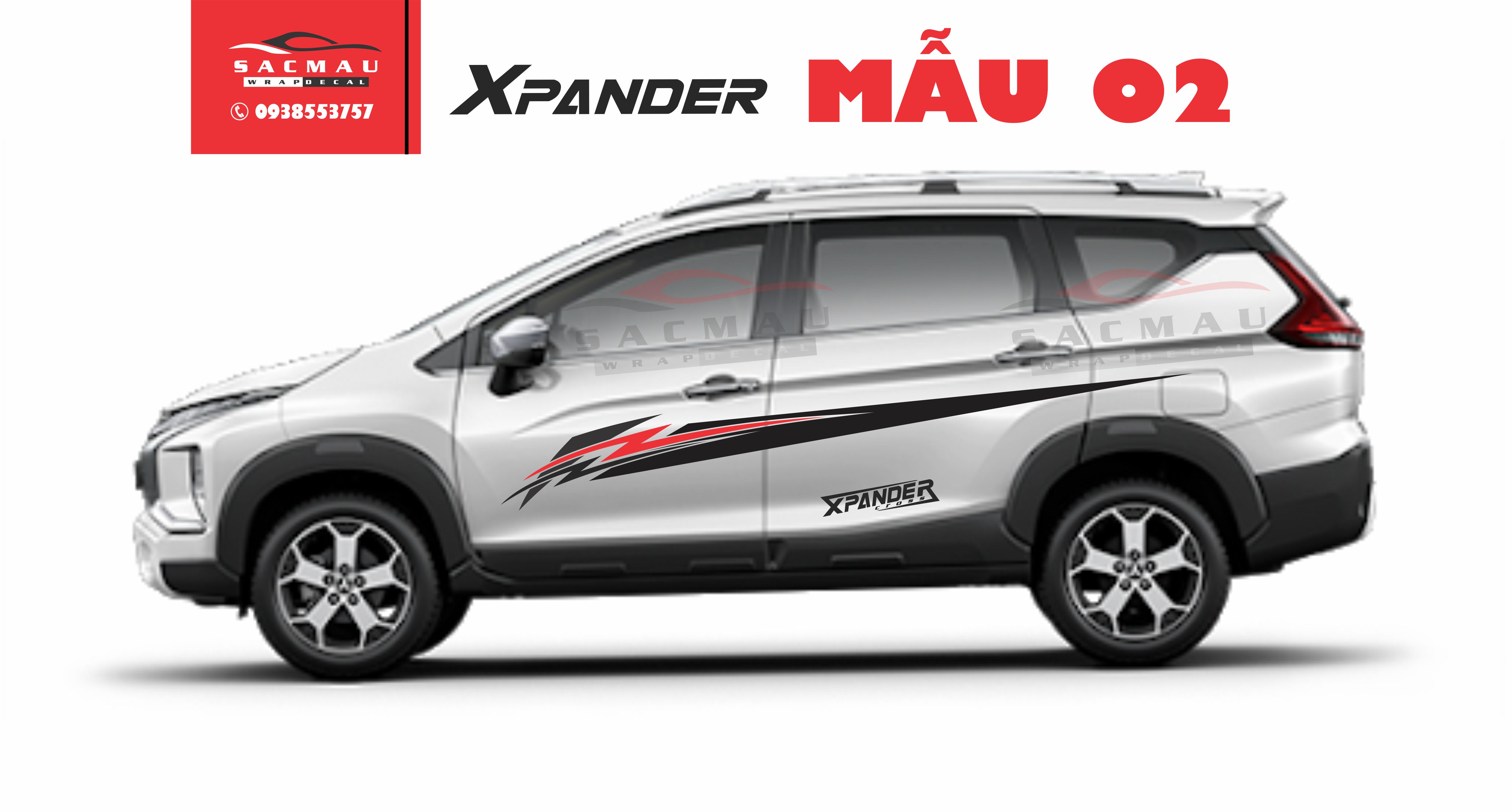 Tem xe  mitsubishi xpander cross ms001