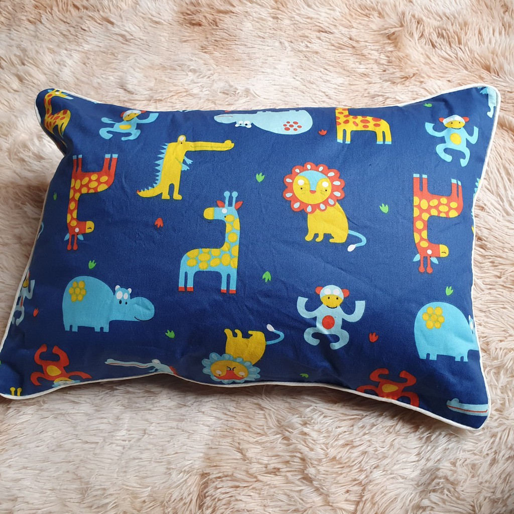 Gối nằm trẻ em EMMIBEDDING bông tinh khiết, được làm bằng chất liệu bông gió êm ái