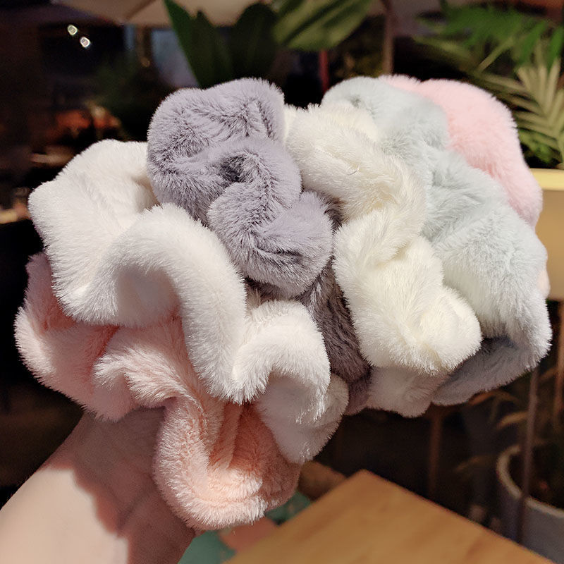 Dây Buộc Tóc/ Scrunchies Lông Mềm Mịn