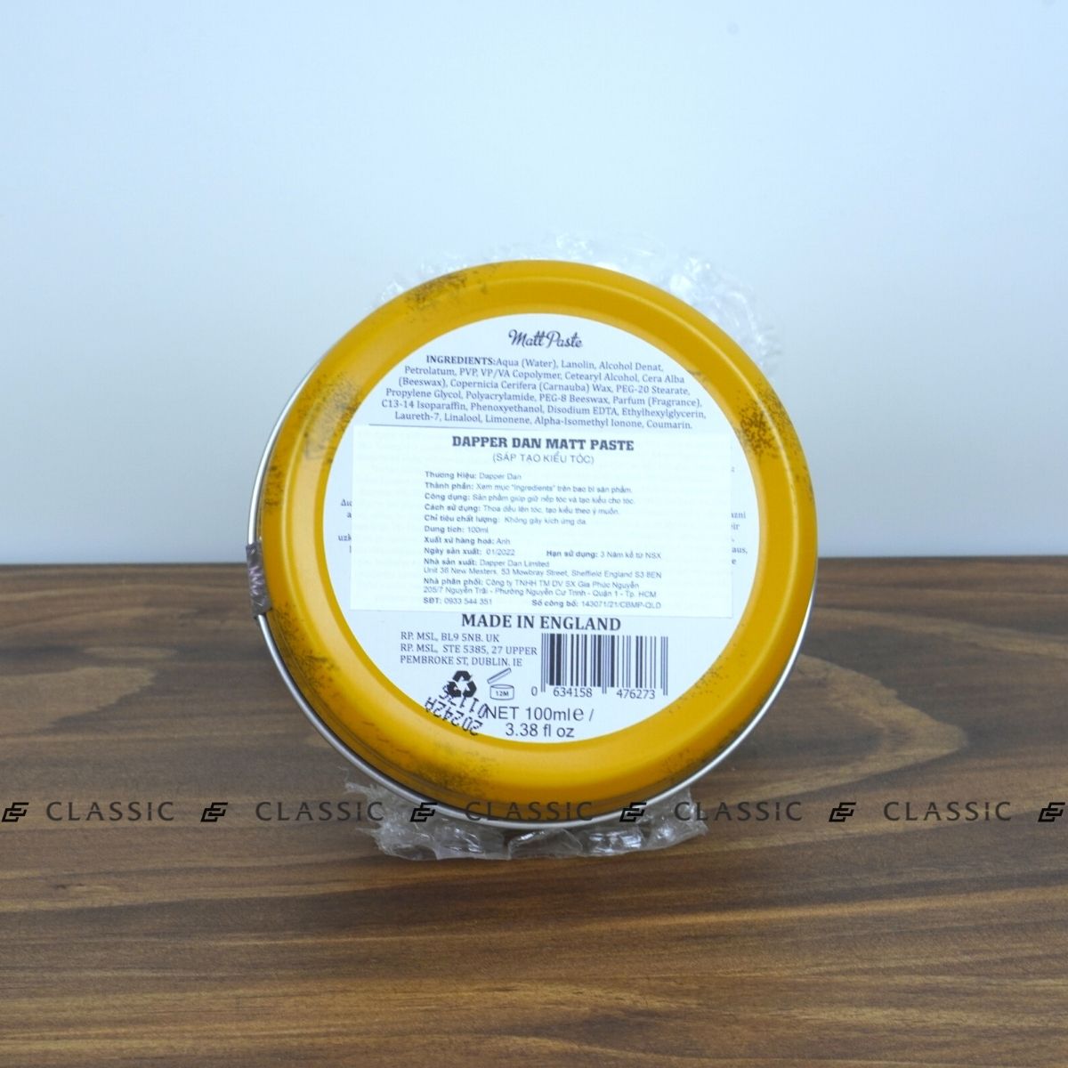 Sáp Vuốt Tóc Dapper Dan Matte Paste 100ml
