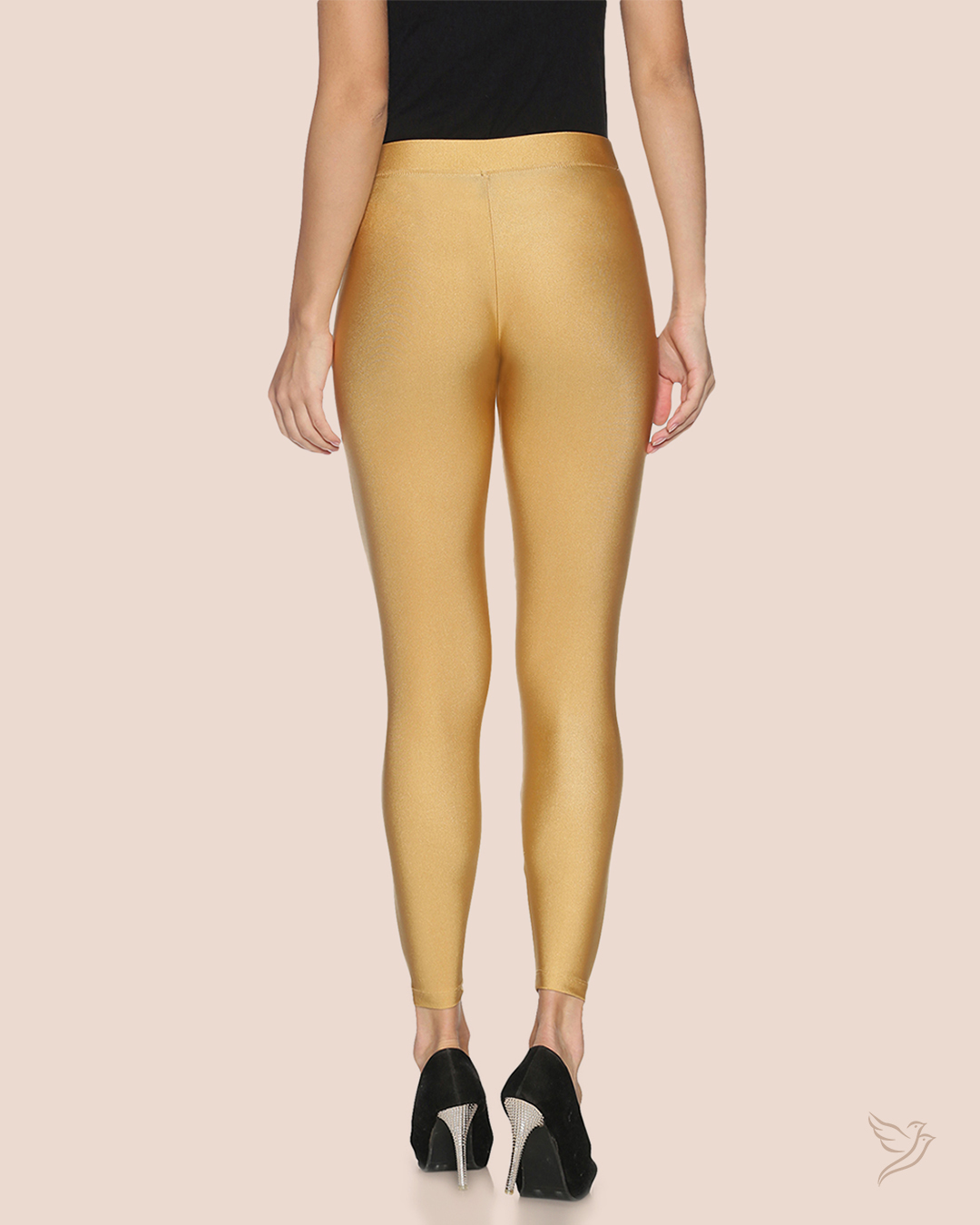 BEST DEAL Viscose Golden Solid Relaxed Leggings For Girls & Women's  (Shimmer) : Amazon.in: Fashion