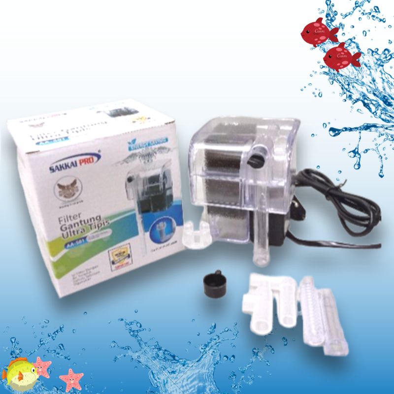 Pompa filter gantung aquarium SAKKAI PRO AA 501