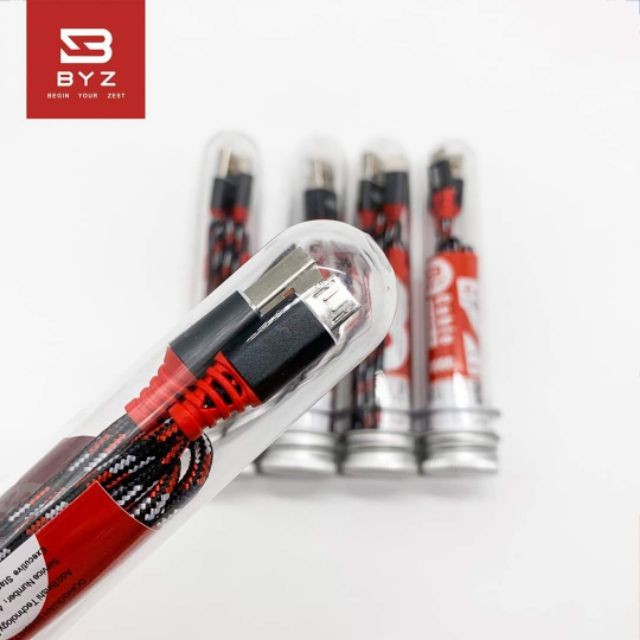 CÁP SẠC NHANH BYZ dây dù micro type c lightning