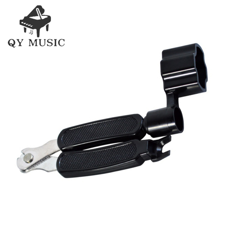 3 in 1 Multifunction Guitar Accessories Guitar Peg String Winder + String Pin Puller + String Cutter