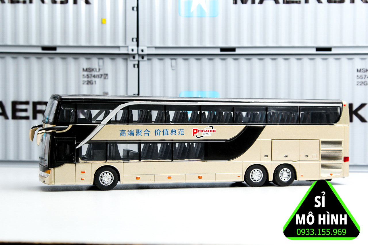 [HCM][ Sỉ Mô Hình ] Mô hình xe khách xe bus hai tầng