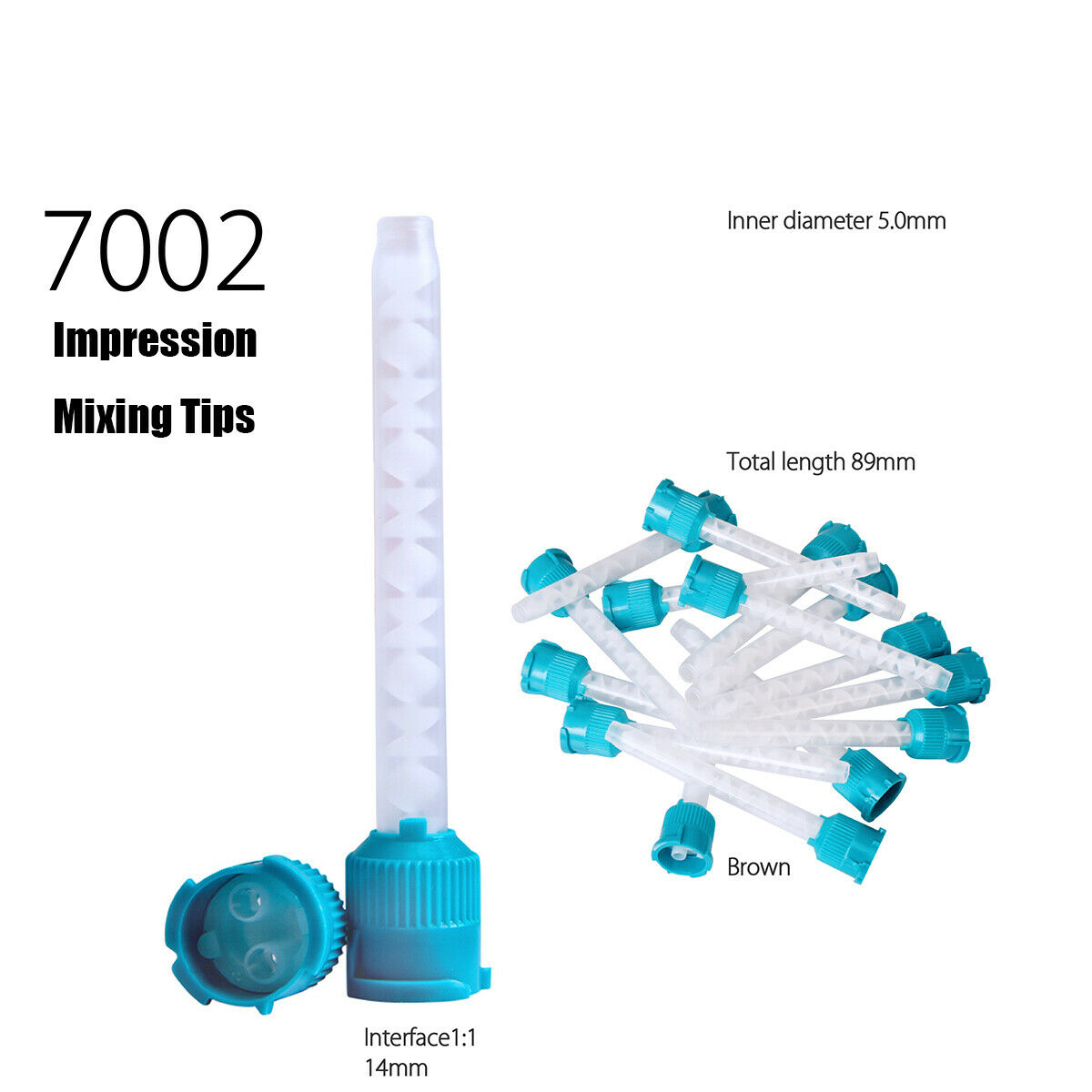 Materials Intraoral Impression Mixing Tips Nozzles Mixer