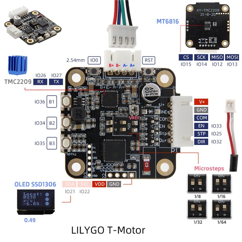 ESP32%20Wireless%20Module%20Shell%20Kit%200.49%20Inch%20OLED%20Display%20TMC2209%20Expansion%20Development%20Board%20for%20Drive%203D%20Printed%20Enclosure%20-%20Image%204