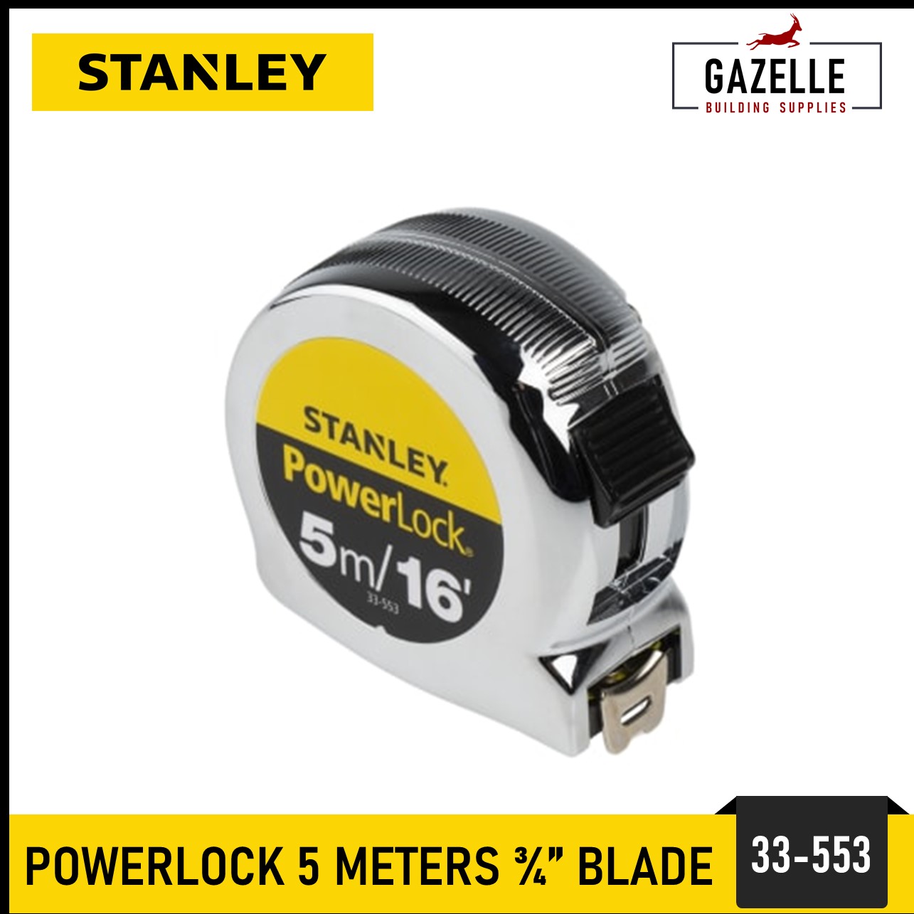 Stanley 39-130 3pk Powerlock Keychain Tape, Women's, Size: One Size