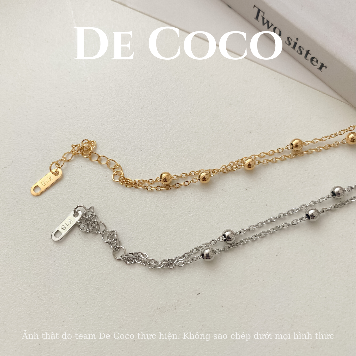 Vòng tay titan, vòng tay DOT CHAIN De Coco