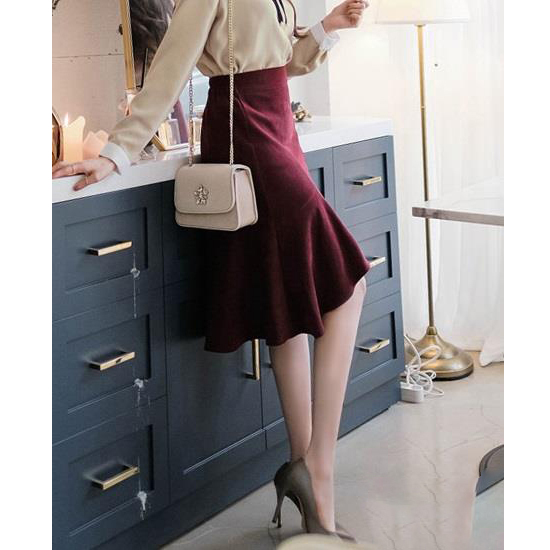 CHÂN VÁY ĐUÔI CÁ XẾP LY