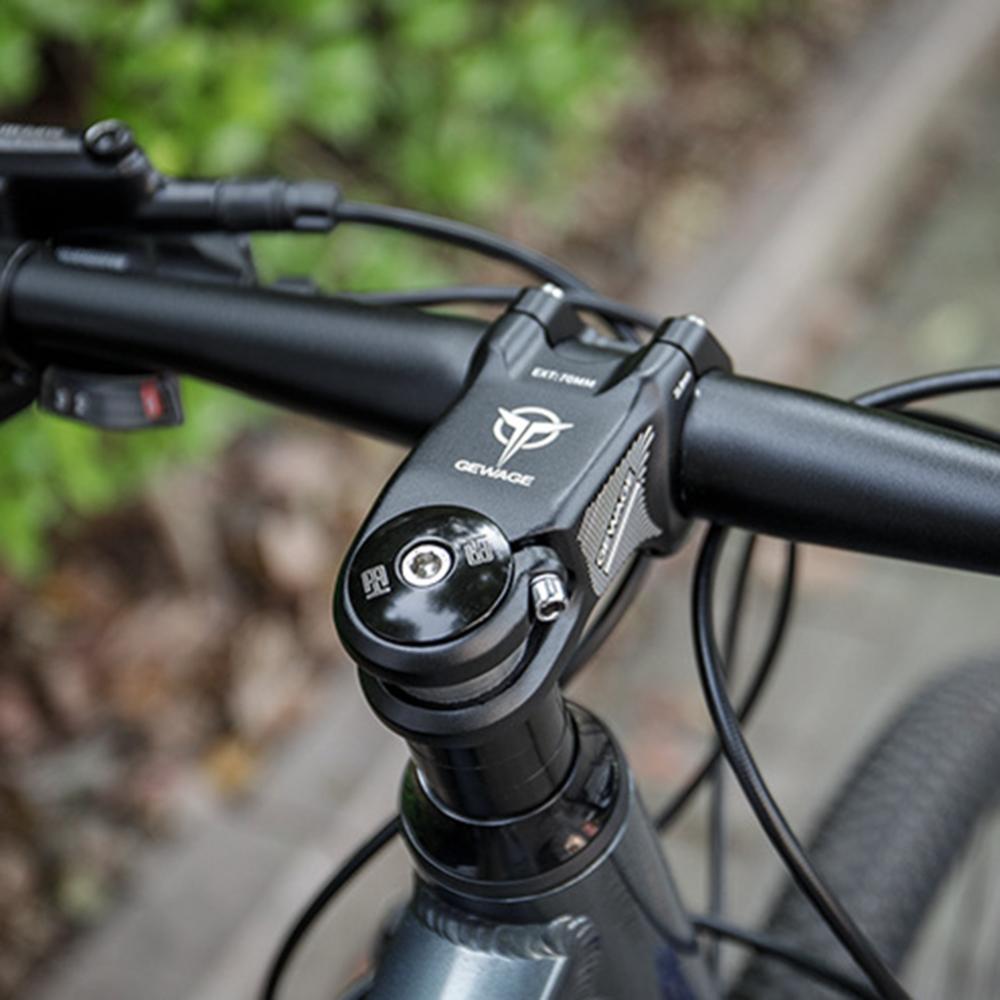 Negative Angle Handlebar Stem Fixed Gear MTB Road Bike Ultralight Riser Stems