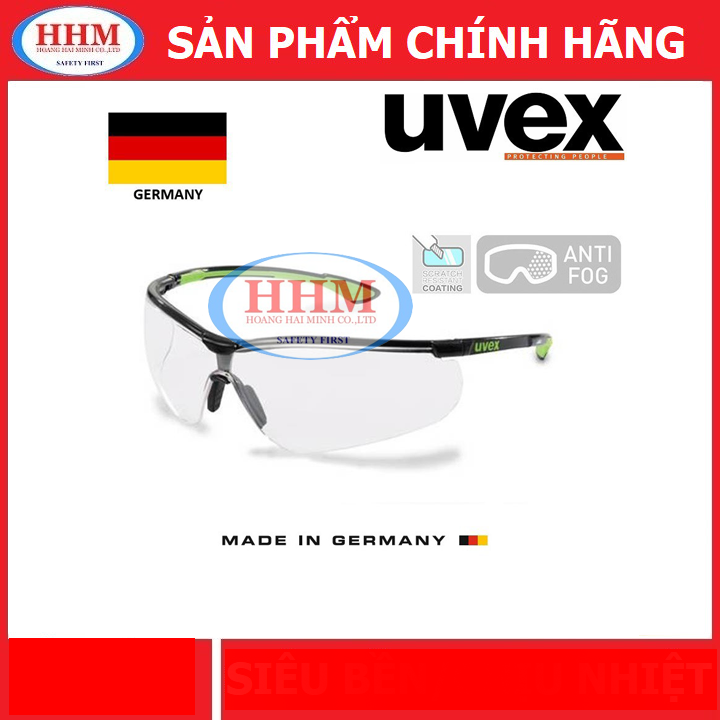 Kính bảo hộ Uvex 9193-226 màu trắng