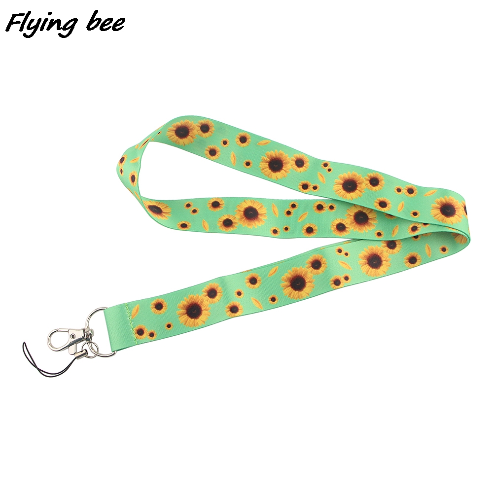 %E3%80%90NatureVault%E3%80%91Flyingbee%20X1380%20Green%20Sunflower%20Hidden%20Disability%20Fashion%20Lanyards%20ID%20Badge%20Holder%20Holder%20Jewelry%20-%20Image%207