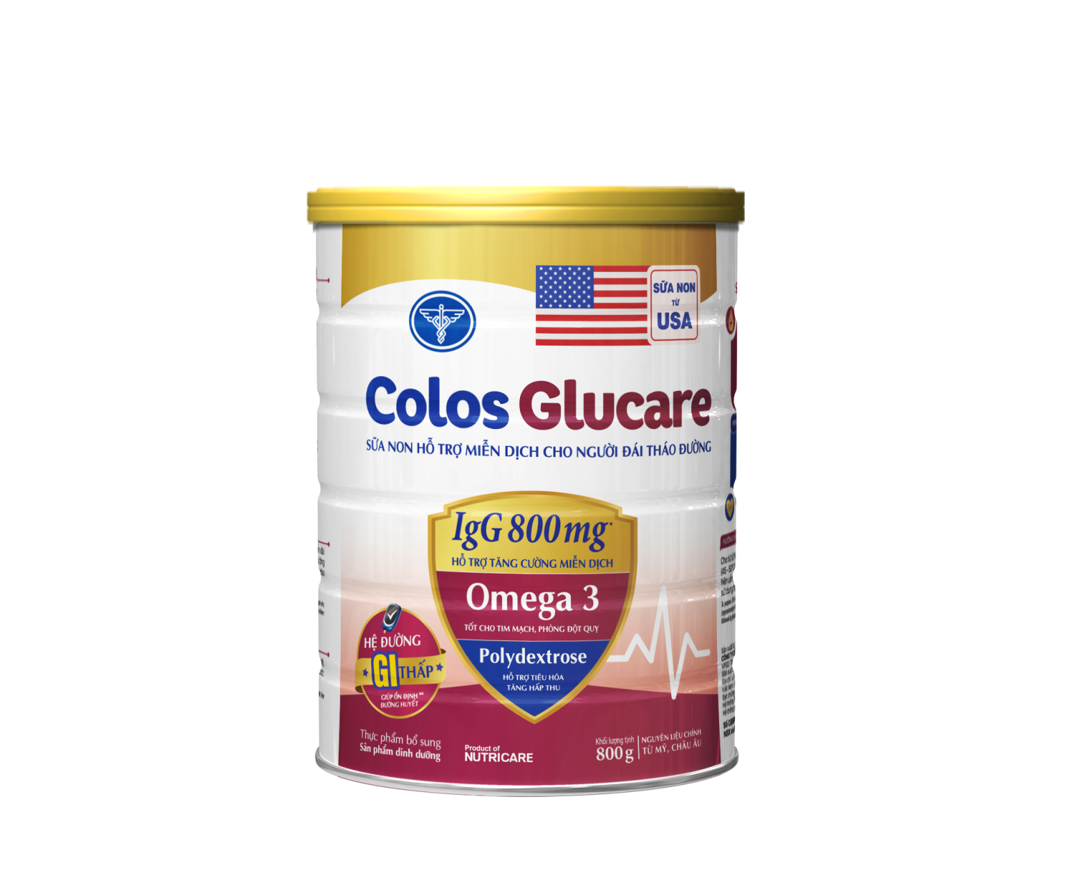 Sữa bột COLOS GLUCARE 800g cho người tiểu đường
