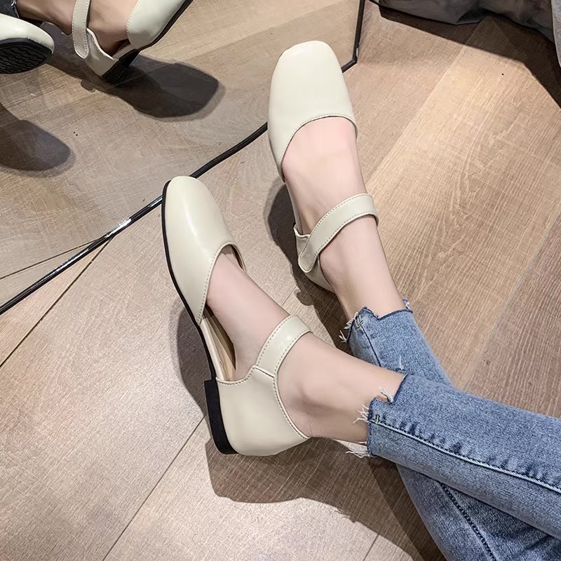 Giày Bệt Sandal Nữ Quai Dán Mẫu Mới Hot hit E5