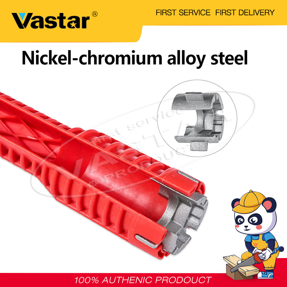 Vastar Red Double Multifunction Sink Basin Faucet Wrench