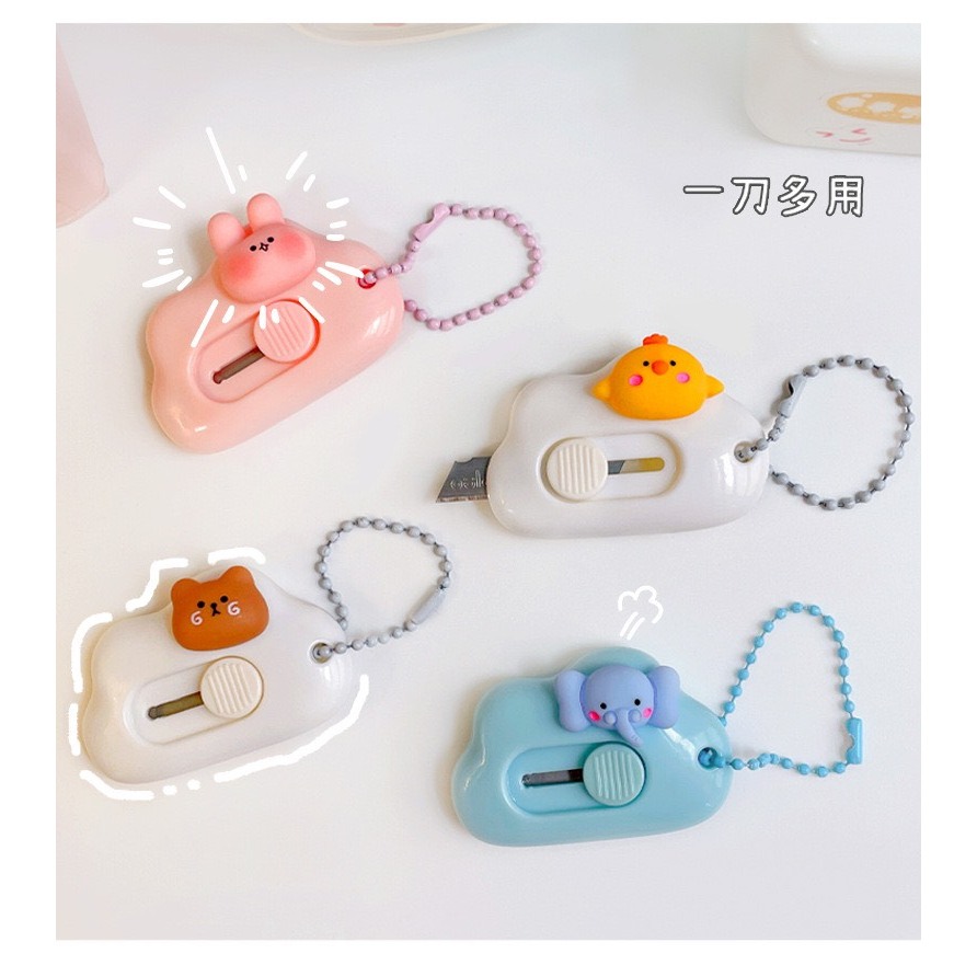 Dao cắt giấy mini dễ thương dành cho học sinh dễ thương - K4