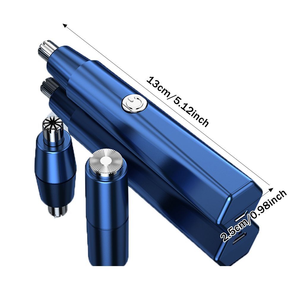 Pocket Size Nose and Ear Hair Trimmers Shaving Nose Trimmer Nose Hair Device Automatic Electric Nose Hair Trimming for Men Electric Nose Hair Clipper.