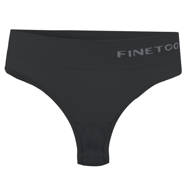 FINETOO Women High Waist Thongs Seamless Panties M-2XL Soft G