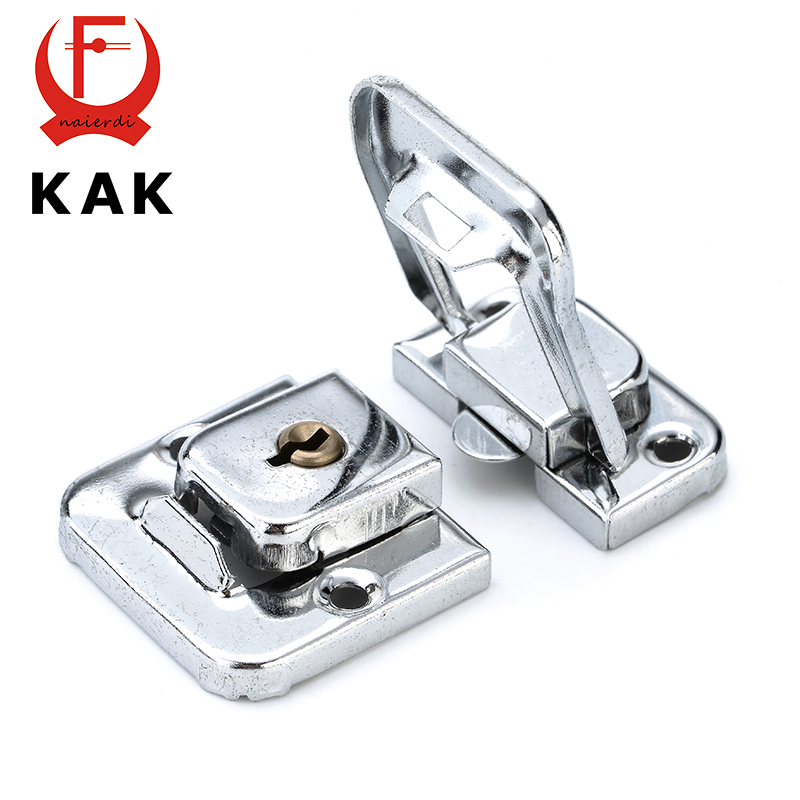 J402 Cabinet Box Square Lock With Key Spring Latch Catch Toggle Locks ...
