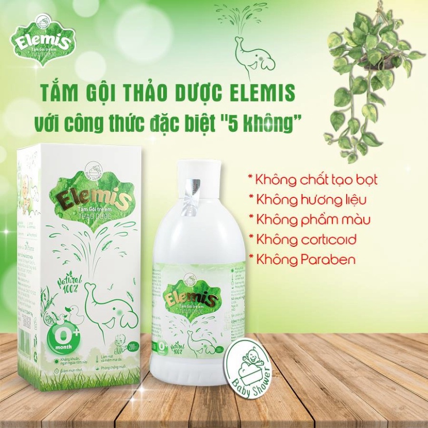 Tắm gội thảo dược ELEMIS.