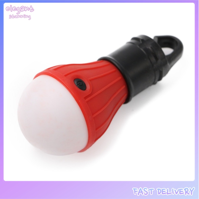 Elegantstunning Mini Portable Camping Light Waterproof Tent Light Emergency Lamp Flashlight With Hanging Hook 5188