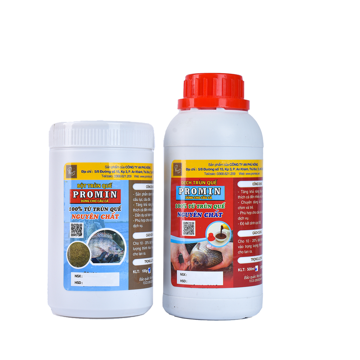 Combo mồi câu cá từ trùn quế MINI 130K