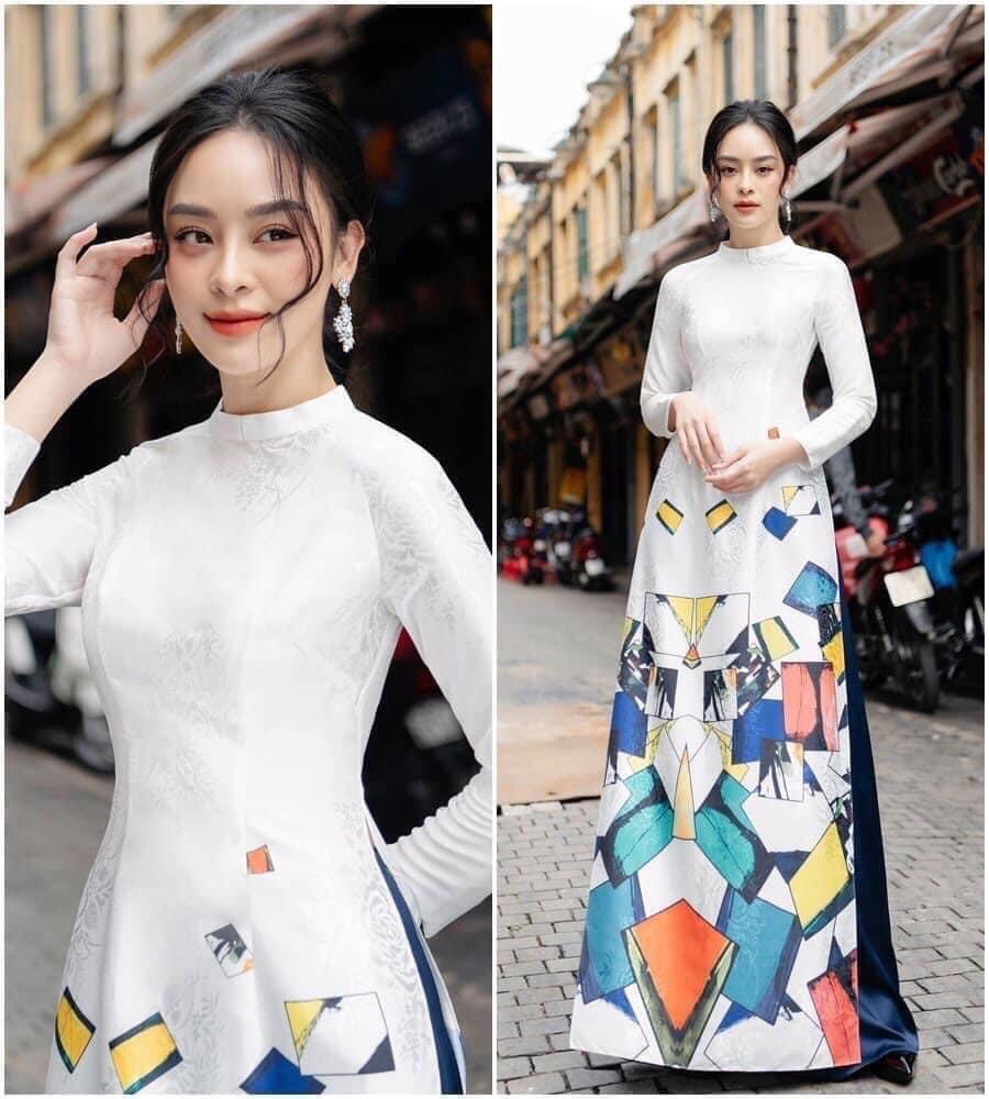 Vải may áo dài cao cấp lụa gấm vân cực sang