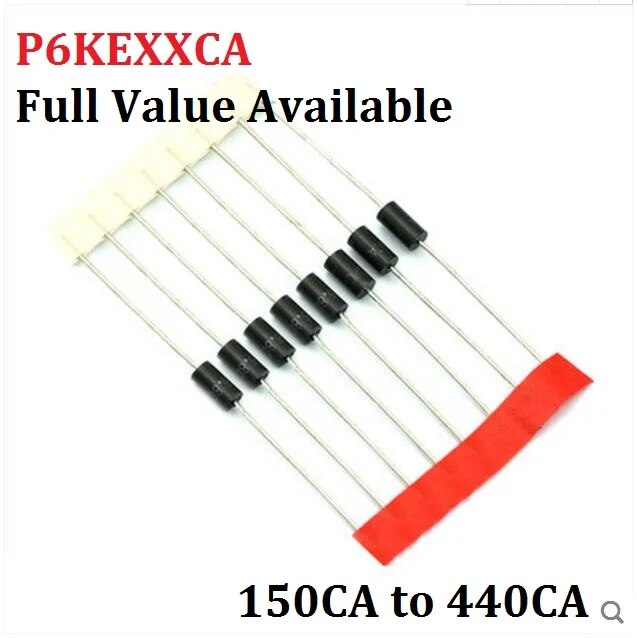 20pcs/lot tvs diode p6ke150ca p6ke180ca p6ke200ca p6ke220ca p6ke250ca p6ke300ca p6ke400ca p6ke440ca free ship