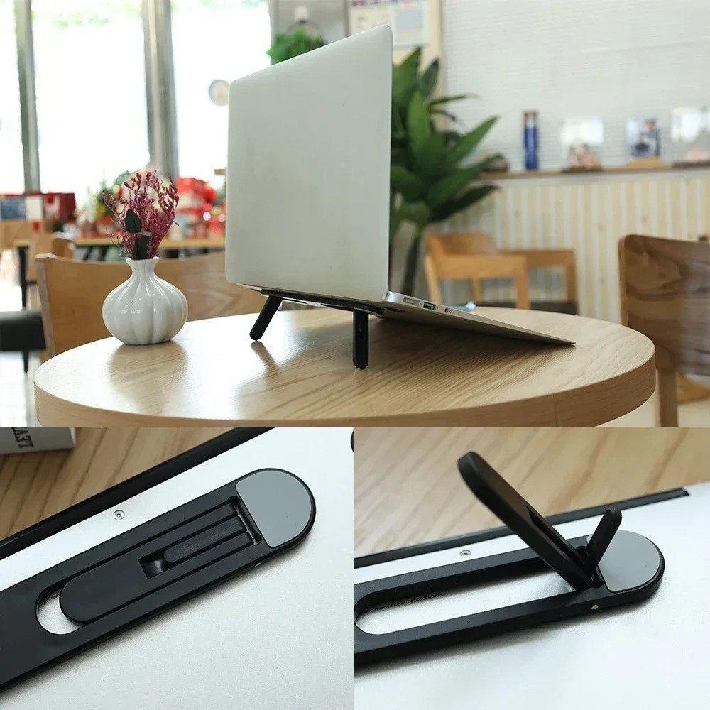 Universal Invisible Notebook laptop stand Foldable Easy Install Laptop ...