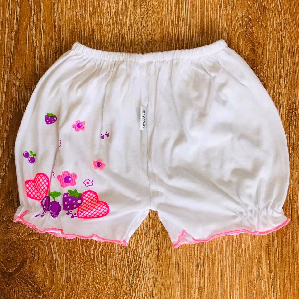Combo 10 quần phòng dâu bé gái 3-17kg