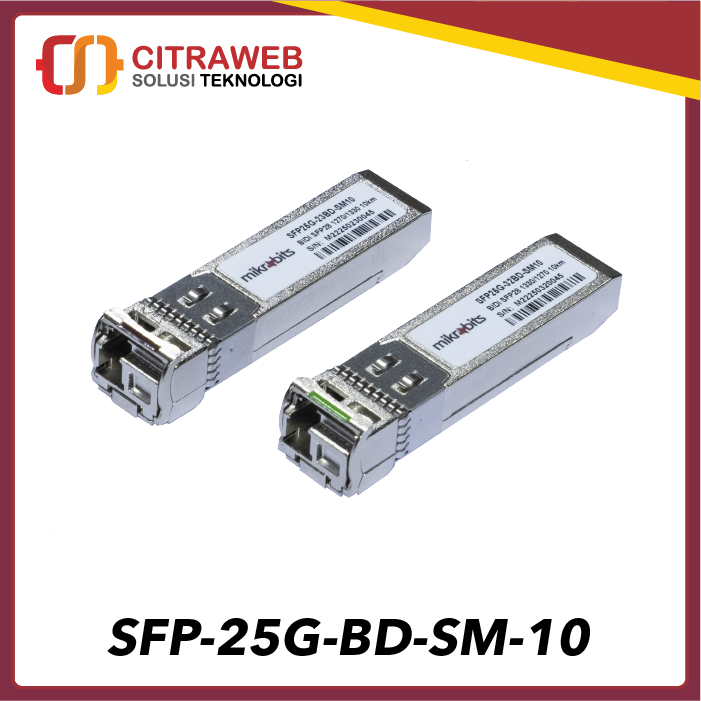 Mikrobits SFP 25G Transceiver SFP-25G-BD-SM 10KM | Lazada Indonesia