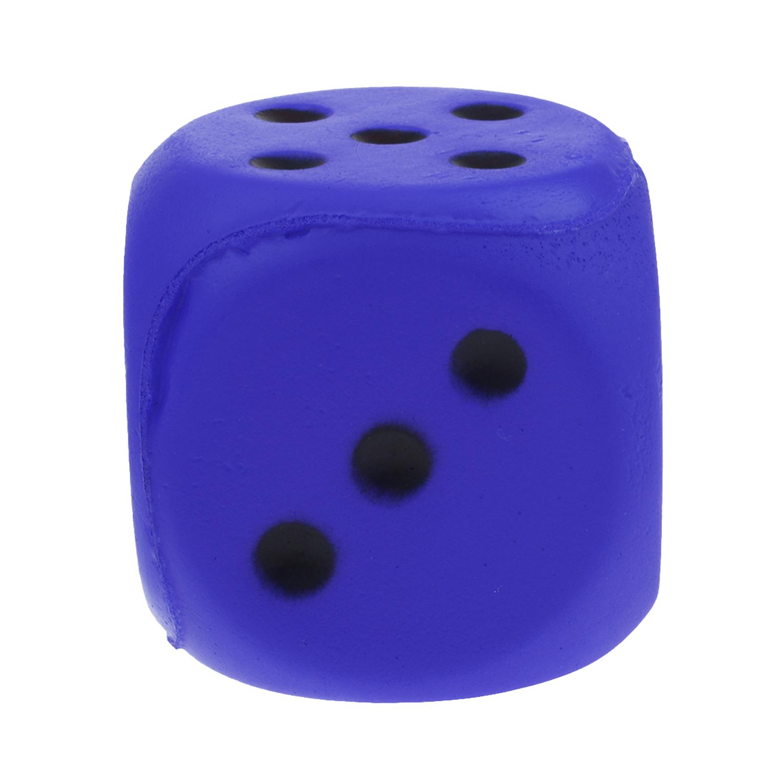 【Sell-Well】 4cm Sponge Dices Dot 6 Sided Foam Dices Early Skills Party Favors for Carnival School Supplies Party Favors. 