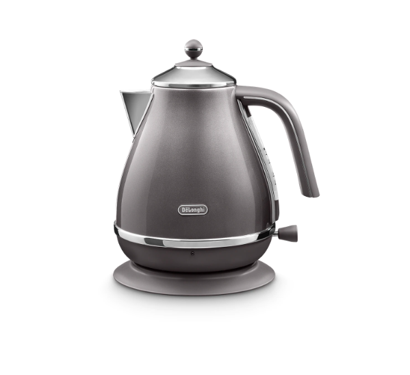 Ấm Đun Nước Siêu Tốc DeLonghi Icona Metallics KBOT2001.GY - Công Suất 2000W
